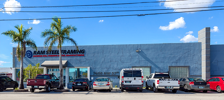 RAM Steel Framing Headquarters in Hialeah Miamia Florida